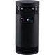 Lifesmart - 360 Surround Ceramic BlackTower Heater with Handle - Black