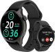 Hunkstar - AMOLED SA200 Smart Watch, HD Touch Screen BT Call Heart Rate/Sleep/Blood Oxygen Monitor IP68 Waterproof for Men Women - Black