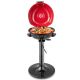 Costway - Outdoor Portable 1600W Electric BBQ Grill with Temperature Control & Grease Collector Red - Red