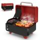 Costway - 8-in-1 Portable Pellet Grill with Digital Control Meat Probe Detachable Ash Pan Red - Red