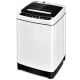 Costway - Full-Automatic Washing Machine 1.5 Cu. Ft. 11 lb. Washer and Dryer - White and Black