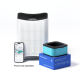 Mila - Air 3 Purifier with Overreactor Filter, HEPA 99.995%, 1.3lb Carbon for VOC, Smoke, Heavy Pollution, WiFi, 8 Sensors - White