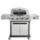 Cuisinart - Propel Four Burner 3-in-1 Gas Grill - Stainless Steel