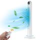 Costway 42'' Tower Fan Smart Display Panel 12H Timer 80 Degree Oscillating Fan with Remote - White