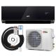 Costway 18000BTU Wifi Enabled Mini Split Air Conditioner & Heater with Heat Pump Black - Black + White