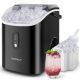 Costway Countertop Ice Maker with Soft Chewable Pellet Ice Ready in 6 Mins Black - Black