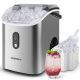Costway Countertop Ice Maker with Soft Chewable Pellet Ice Ready in 6 Mins Silver - Silver