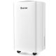 Costway 1500 Sq. Ft Portable 24 Pints Dehumidifier For Medium To Large Spaces - White