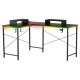 GTPlayer - 62.2 in. RGB Gaming Desk L -Shaped Computer Desk - Black