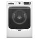 Maytag - 5.0 Cu. Ft. High-Efficiency Smart Front Load Washer with Steam and Pet Pro System - White