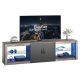 Bestier LED Entertainment Center for Living Rooms Fits TVs up to 75 Inches USBBYCZ-T108I-BSH