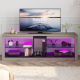 Bestier LED Gaming Entertainment Center for TVs up to 60inch with RGB Lighting