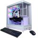 CyberPowerPC - Gaming Desktop - Intel Core i7-14700KF - NVIDIA GeForce RTX 5070 Ti 16GB - 32GB DDR5 RGB - 2TB PCIe 4.0 SSD - White