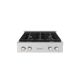 ZLINE 30 in. Paramount Gas Rangetop with 4 Burners and Porcelain Cooktop in Stainless Steel (SRT30)