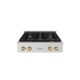 ZLINE 30 in. Autograph Paramount Gas Rangetop w/ 4 Burners & Champagne Bronze Accents (SRTZ-30-CB)