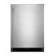 KitchenAid - 5.0 Cu. Ft. Undercounter Refrigerator - Black Cabinet/Stainless Steel Doors