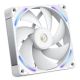 NZXT - F140X Performance Fan - 140mm PWM RGB Computer Case Fan with LCP Frame & Blades - White
