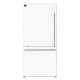 Forno Appliances - Milano Espresso 17.2 Cu. Ft. Bottom Freezer Refrigerator with Built-In Ice Maker - White