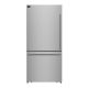 Forno Appliances - Milano Espresso 17.2 Cu. Ft. Bottom Freezer Refrigerator with Built-In Ice Maker - Stainless Steel