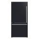 Forno Appliances - Milano Espresso 17.2 Cu. Ft. Bottom Freezer Refrigerator with Built-In Ice Maker - Black