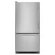 KitchenAid - 19 Cu. Ft. Bottom-Freezer Refrigerator with Produce Preserver - Stainless Steel KRBL109ESS
