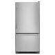 KitchenAid - 19 Cu. Ft. Bottom-Freezer Refrigerator with Produce Preserver - Stainless Steel KRBR109ESS
