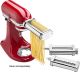 KitchenAid - KSMPRA Pasta Roller Attachments for Most KitchenAid Stand Mixers - Stainless-Steel