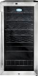 NewAir - 27-Bottle Wine Cooler - Stainless steel