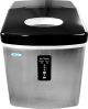 NewAir - 12in. 28-Lb. Compact Portable Ice Maker - Stainless steel