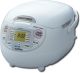 Zojirushi - Neuro Fuzzy Rice Cooker and Warmer - White NS-ZCC10