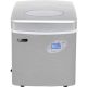 Whynter - Portable Ice Maker 49 lb Capacity - Stainless steel