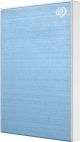 Seagate - Backup Plus Slim 2TB External USB 3.0 Portable Hard Drive - Light Blue