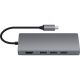 Satechi - Type-C Multi-Port Adapter V2-4K HDMI, Ethernet, USB-C, SD/Micro, USB 3.0 - MacBook Pro, MacBook Air, Windows Laptops - Space Gray