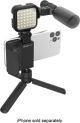 Digipower - Follow ME Vlogging Kit for Phones and Cameras - Includes Microphone, LED light, Bluetooth remote, phone grip and tripod