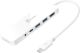 j5create - USB-C Multi-Port Hub with Power Delivery for Mac, PC and More - White