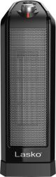 Lasko - 1500-Watt Portable Ceramic Heater for Tabletop or Floor - Black