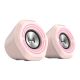 Edifier - G1000 2.0 Bluetooth Gaming Speakers with RGB Lighting (2-Piece) - Pink