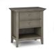 Simpli Home - Amherst Bedside Table - Farmhouse Grey