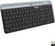 Logitech - K585 Full-size Wireless Scissor Keyboard for Windows, Mac, Chrome, Android with Build-in Cradle for device - Graphite