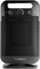 Lasko - 1500-Watt Oscillating Personal Tabletop Ceramic Space Heater with Adjustable Thermostat - Black