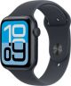 Apple Watch SE 3 (GPS) 44mm Midnight Aluminum Case with Midnight Sport Band - S/M - Midnight - (2025)