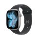 Apple Watch Series 11 (GPS) 46mm Space Gray Aluminum Case with Black Sport Band - M/L - Space Gray - (2025)