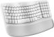 Logitech - Wave Keys for Mac Ergonomic Wireless Keyboard with Integrated Palm-rest - Off-white