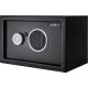 Barska - 0.41 Cu. Ft Compact Digital Keypad Security Safe - Black