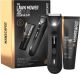 Manscaped - The Lawn Mower 3.0 Plus Essentials Kit, SkinSafe Rechargeable Wet/Dry Groin and Body Hair Trimmer, Grooming Gift Set - Black