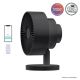Windmill Smart Whisper-Quiet Air Circulator and Fan with 5 speeds and Remote - Black