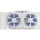 Lasko - Electrically Reversible Twin Window Fan with Bluetooth - White
