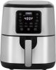Bella Pro - 4.2-qt. Touchscreen Air Fryer with Stainless Finish - Stainless Steel