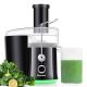 Costway - Electric Juicer Centrifugal Juicer with 3-Inch Wide Mouth Centrifugal Juice Extractor 2 Speed - Black/Green