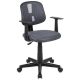 Alamont Home Contemporary Mesh Swivel Office Chair with Arms - Gray ALA-MG24-447984